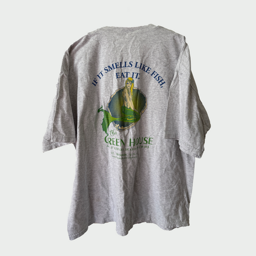 Vintage Tee "The Green House" St. Thomas, US | 1998 Vintage Ash Grey